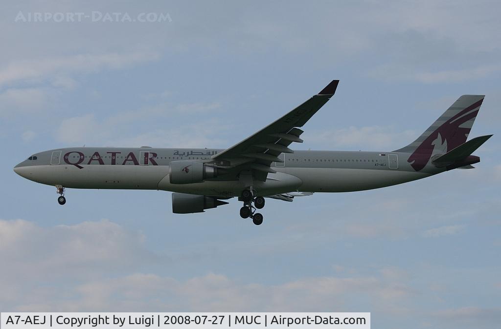A7-AEJ, 2007 Airbus A330-302 C/N 826, Qatar Airways