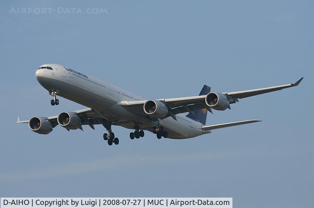 D-AIHO, 2006 Airbus A340-642 C/N 767, Lufthansa