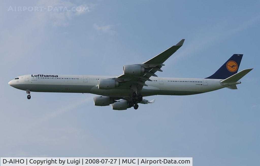 D-AIHO, 2006 Airbus A340-642 C/N 767, Lufthansa