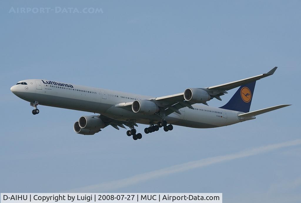 D-AIHU, 2008 Airbus A340-642 C/N 848, Lufthansa