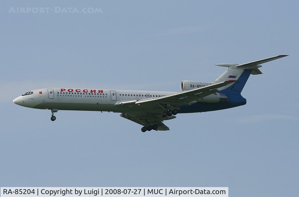 RA-85204, 1991 Tupolev Tu-154M C/N 91A886, Rossiya