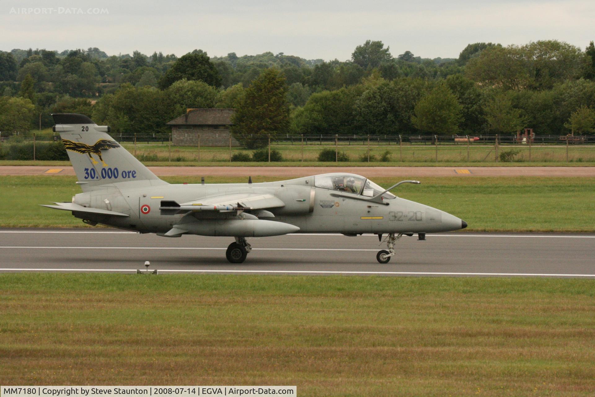 MM7180, AMX International AMX C/N IX092, Taken at the Royal International Air Tattoo 2008 during arrivals and departures (show days cancelled due to bad weather)