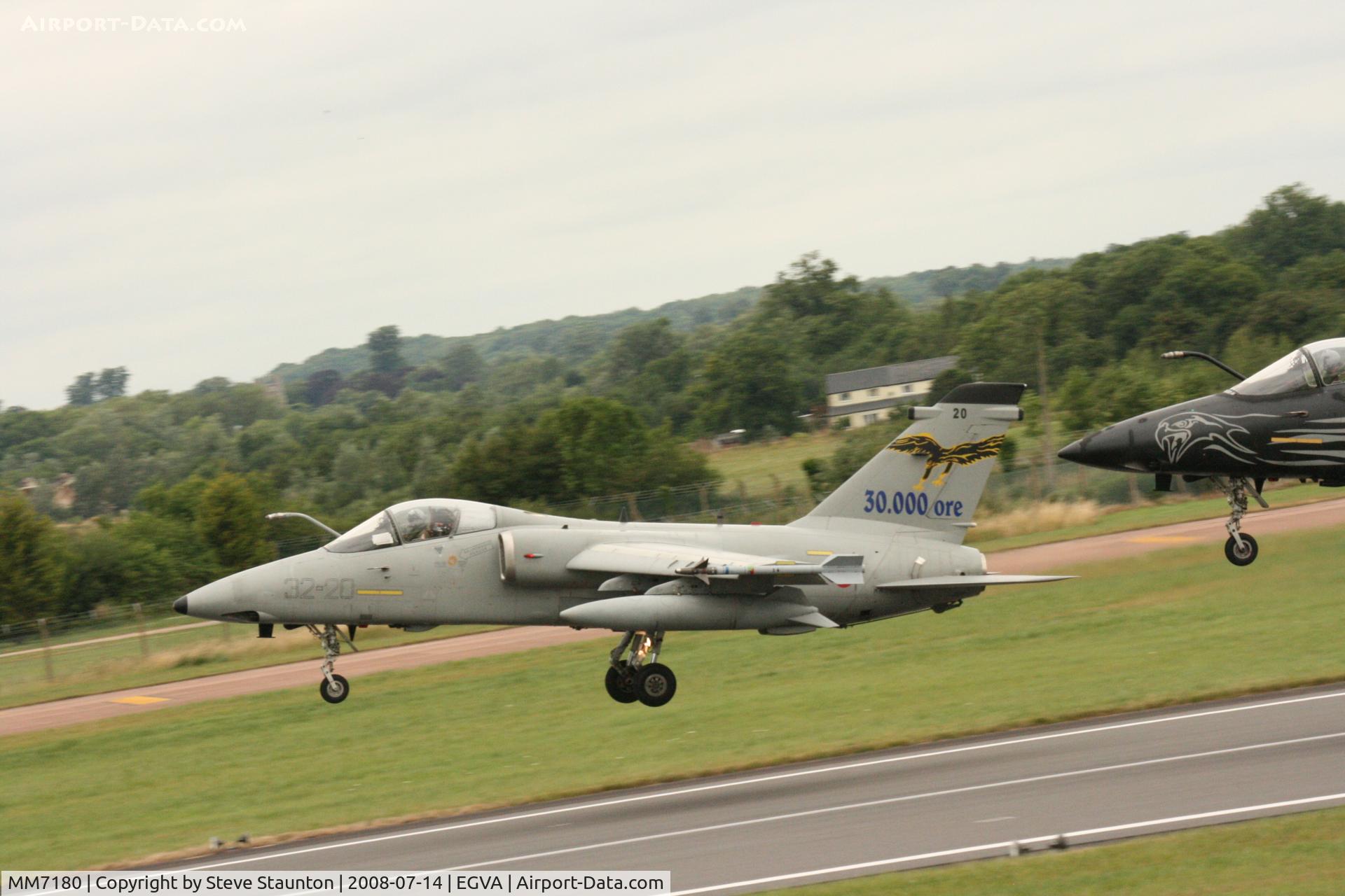 MM7180, AMX International AMX C/N IX092, Taken at the Royal International Air Tattoo 2008 during arrivals and departures (show days cancelled due to bad weather)
