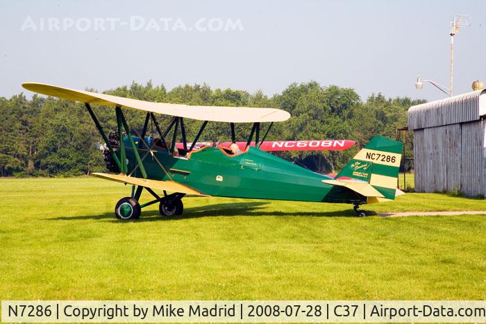N7286, 1941 New Standard D-25A C/N 167W, At Brodhead 2008