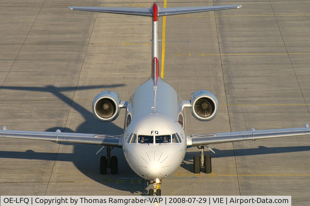 OE-LFQ, 1996 Fokker 70 (F-28-0070) C/N 11568, Austrian Arrows Fokker 70