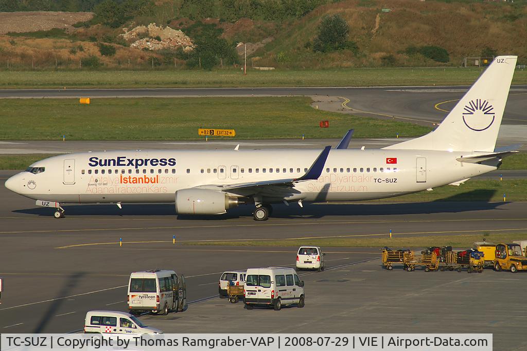 TC-SUZ, 2008 Boeing 737-8HX C/N 29649, Sun Express Boeing 737-800