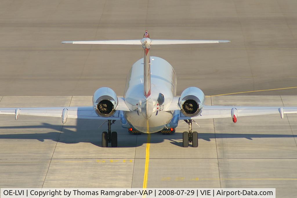 OE-LVI, 1993 Fokker 100 (F-28-0100) C/N 11468, Austrian Arrows Fokker 100