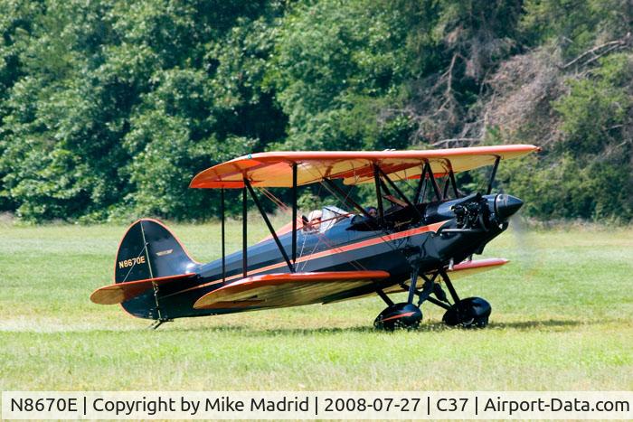 N8670E, 1968 Hatz CB-1 C/N A1, At Brodhead 2008
