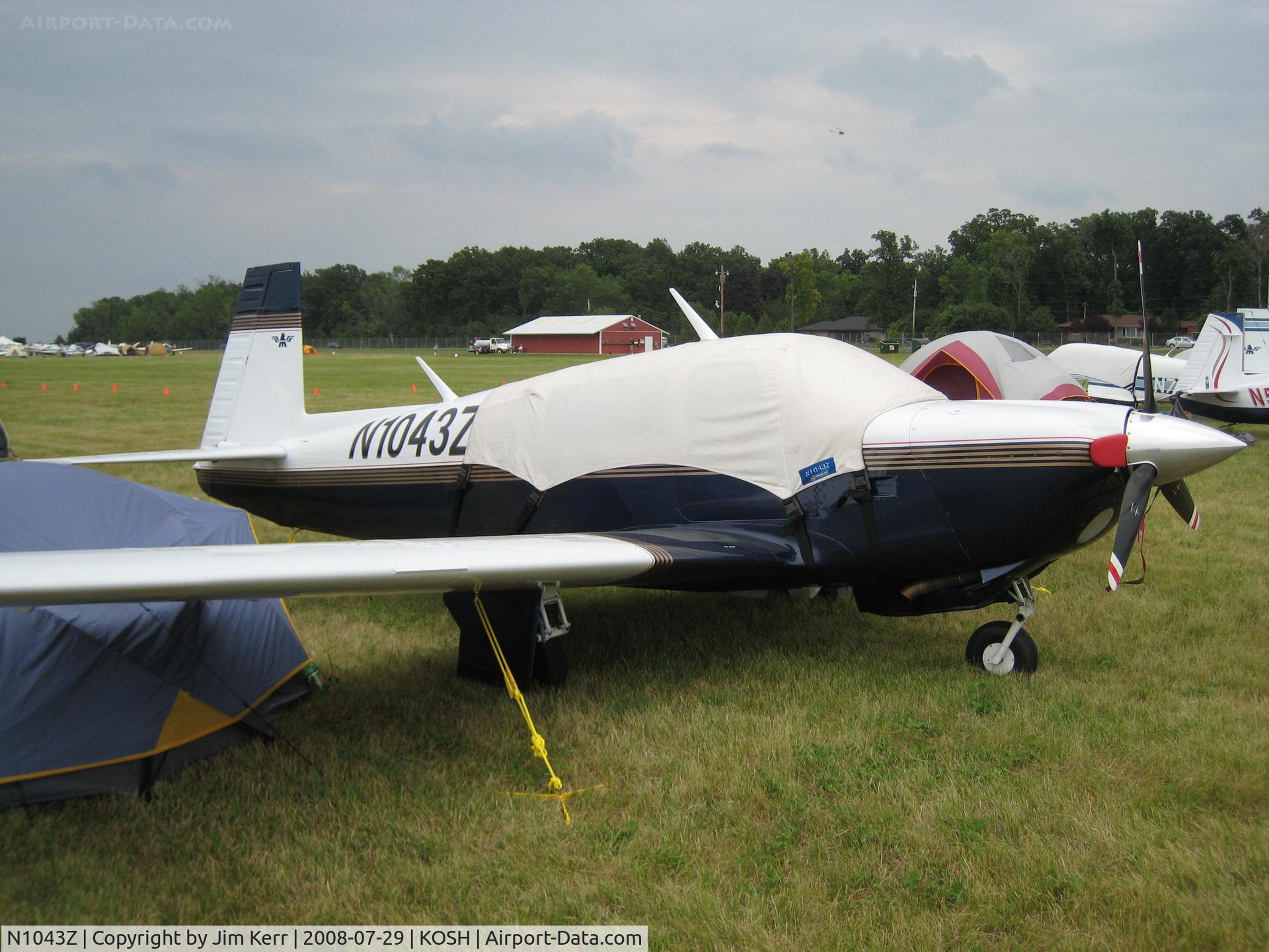 N1043Z, 1982 Mooney M20J 201 C/N 24-1337, Mooney Caravan to Oshkosh 2008