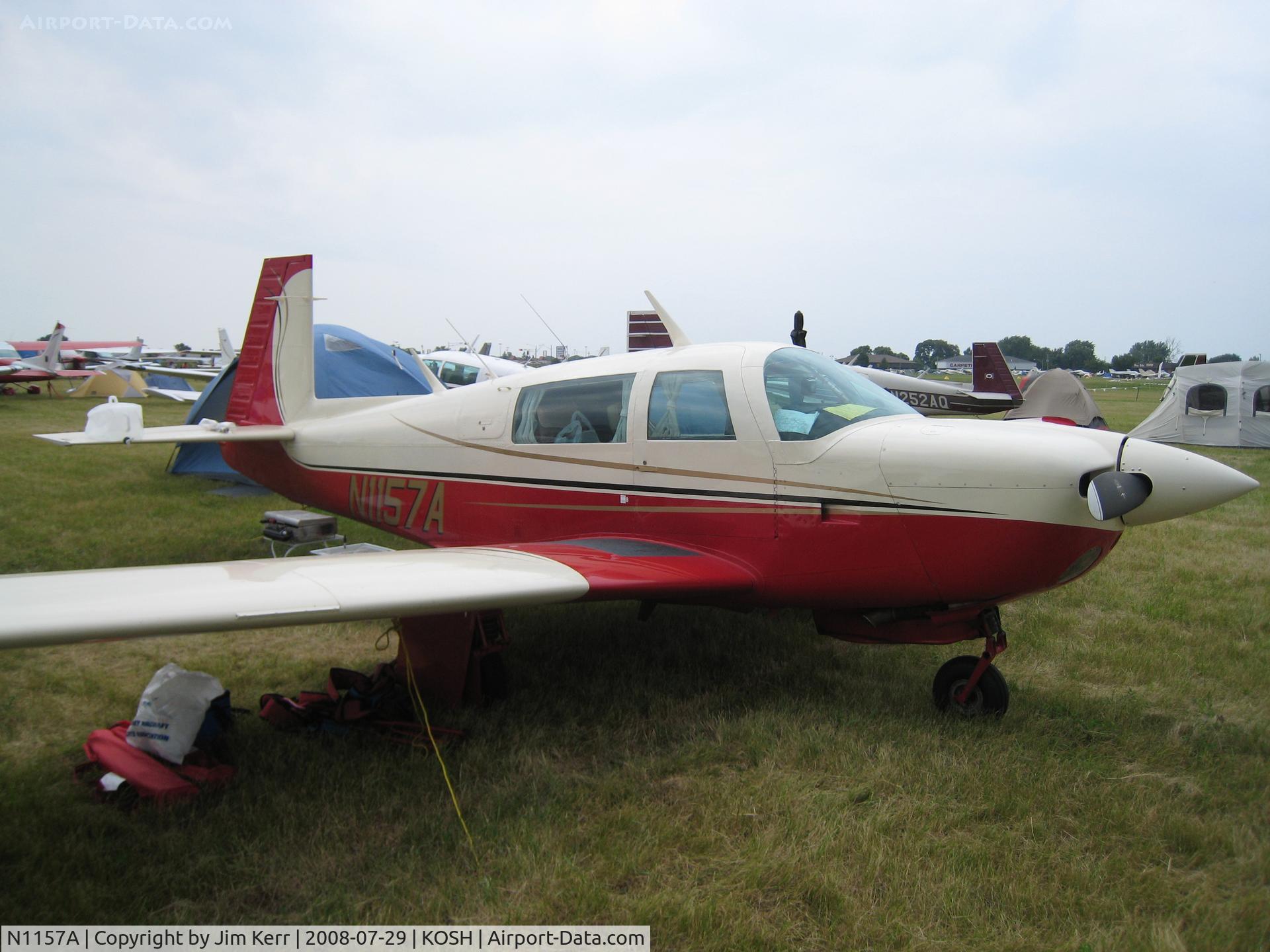 N1157A, 1982 Mooney M20J 201 C/N 24-1257, Mooney Caravan to Oshkosh 2008