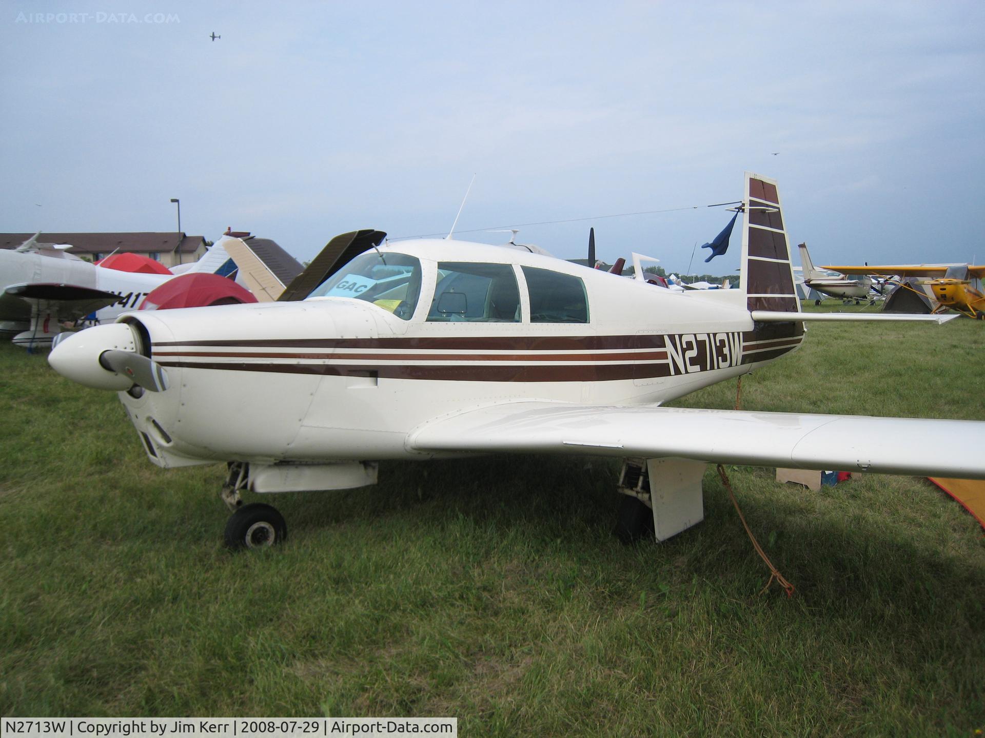 N2713W, 1966 Mooney M20C Ranger C/N 3334, Mooney Caravan to Oshkosh 2008