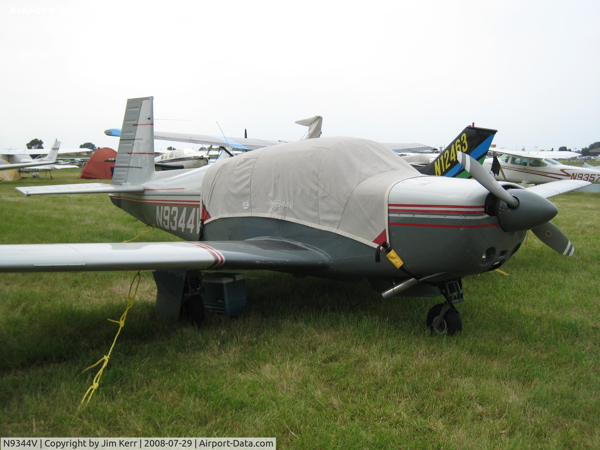 N9344V, 1970 Mooney M20F Executive C/N 700052, Mooney Caravan to Oshkosh 2008