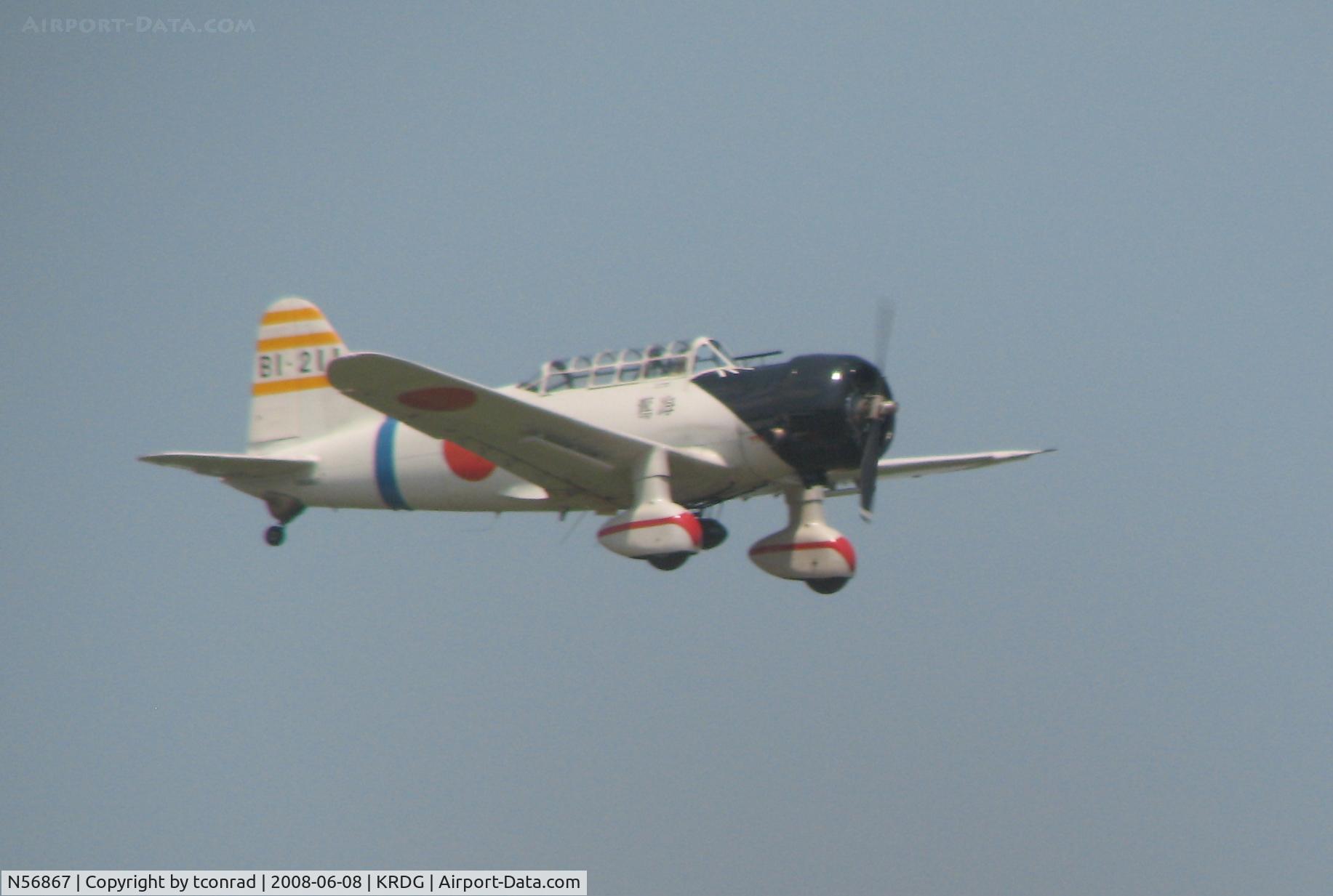 N56867, 1945 Consolidated Vultee BT-13B (SNV-2) Replica C/N 79-1220, at Reading Airshow