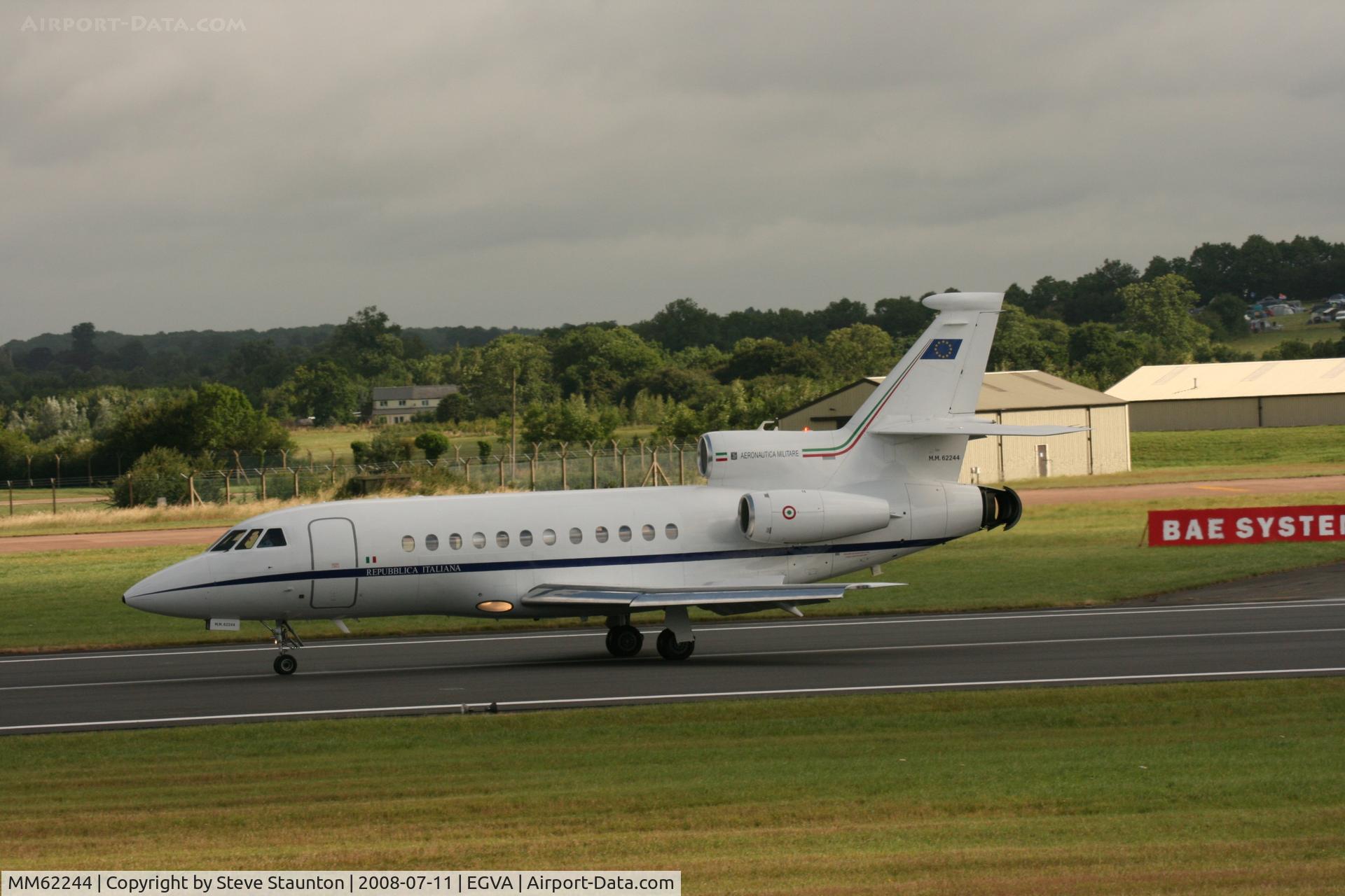 MM62244, 2005 Dassault Falcon 900EX C/N 149, Taken at the Royal International Air Tattoo 2008 during arrivals and departures (show days cancelled due to bad weather)