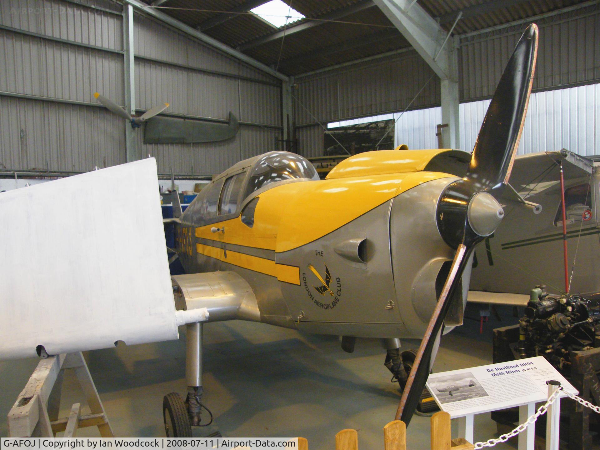 G-AFOJ, 1939 De Havilland DH-94 Moth Minor Coupe C/N 9407, de Havilland DH-94 Moth Minor Coupe/Preserved,de Havilland Heritage Museum,London-Colney