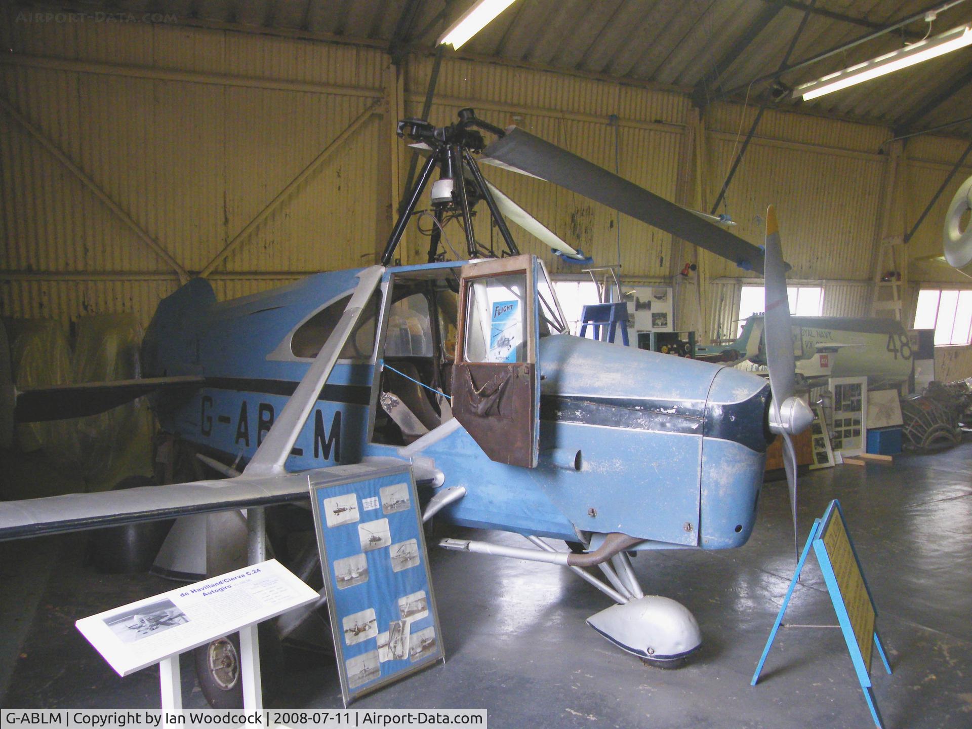 G-ABLM, De Havilland Cierva C-24 C/N 710, de Havilland Cierva C-24/Preserved,de Havilland Heritage Museum,London-Colney
