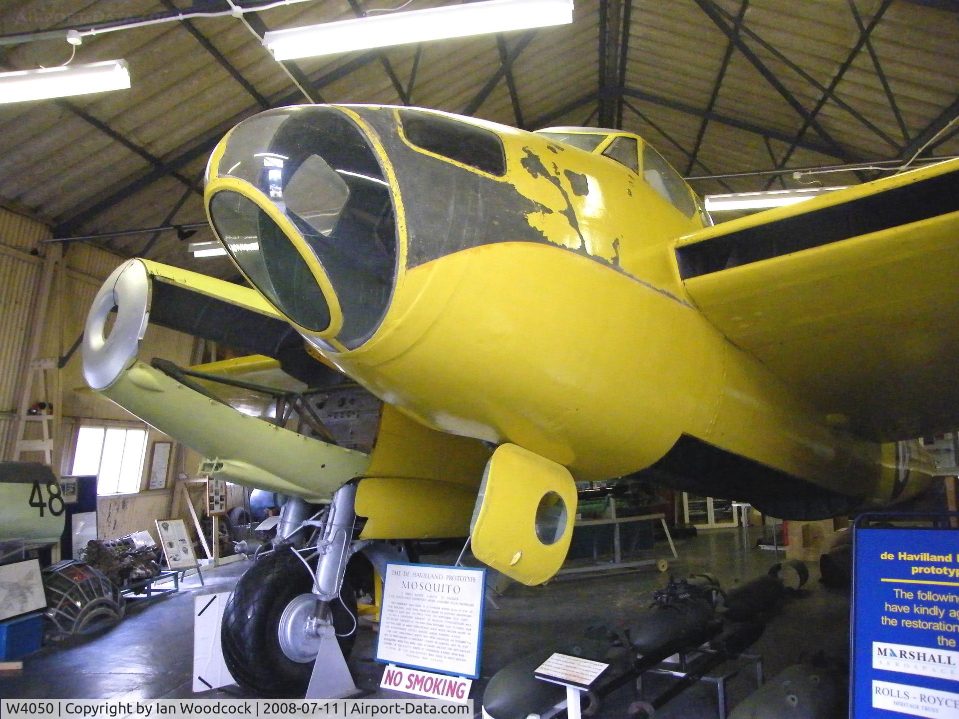W4050, 1940 De Havilland DH.98 Mosquito Prototype C/N 98001, de Havilland DH98 Mosquito B.1 (Prototype)/Preserved,de Havilland Heritage Museum,London-Colney