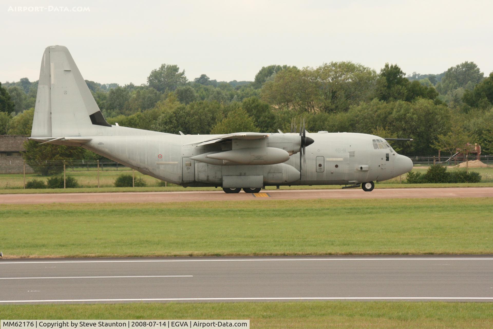 MM62176, Lockheed Martin KC-130J Hercules C/N 382-5497, Taken at the Royal International Air Tattoo 2008 during arrivals and departures (show days cancelled due to bad weather)