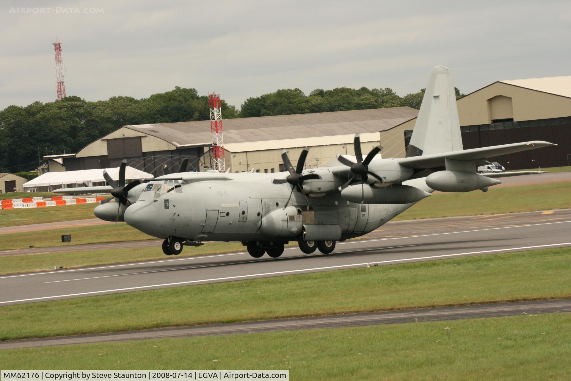 MM62176, Lockheed Martin KC-130J Hercules C/N 382-5497, Taken at the Royal International Air Tattoo 2008 during arrivals and departures (show days cancelled due to bad weather)