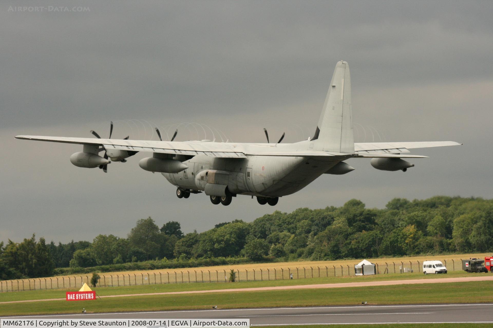 MM62176, Lockheed Martin KC-130J Hercules C/N 382-5497, Taken at the Royal International Air Tattoo 2008 during arrivals and departures (show days cancelled due to bad weather)