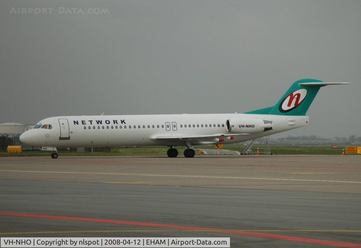 VH-NHO, 1990 Fokker 100 (F-28-0100) C/N 11312, ready for delivery.