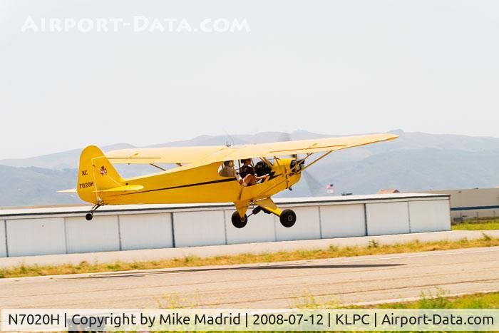 N7020H, 1946 Piper J3C-65 Cub Cub C/N 20265, At West Coast Piper Cub Fly-in 2008 Lompoc