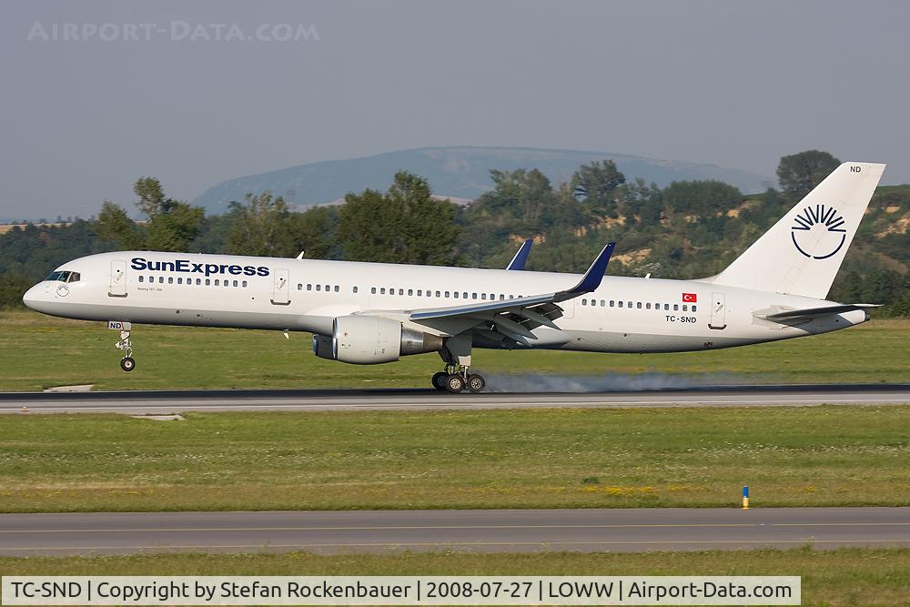 TC-SND, 1993 Boeing 757-2Q8 C/N 26268, SunExpress 757WL.