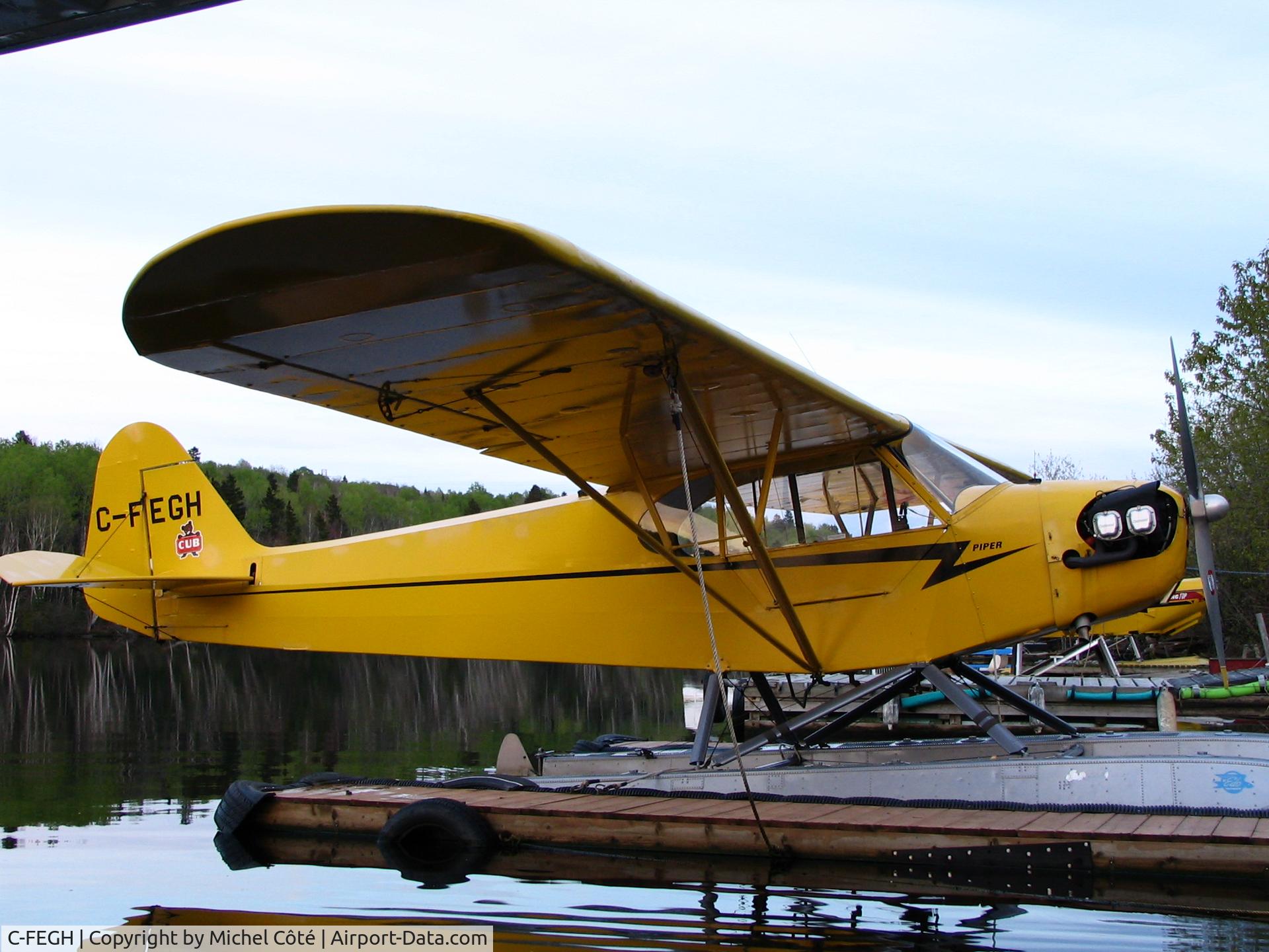 C-FEGH, 1946 Piper L-4B Cub C/N 234 C, C-FEGH Cub L4B Cont. 75 HP EDO 1320