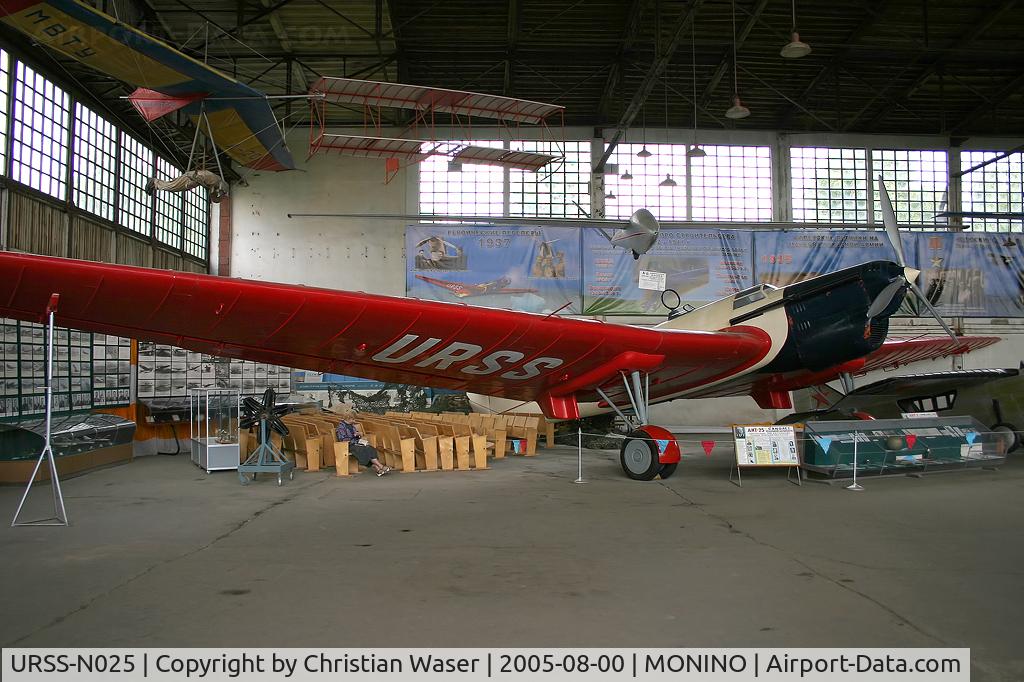 URSS-N025, 1989 Tupolev ANT-25 C/N 003, ANT-25