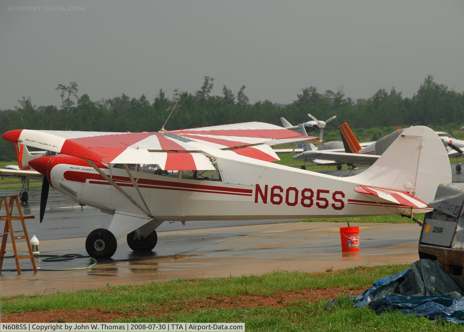 N6085S, 1993 Aviat A-1 Husky C/N 1236, Still raining