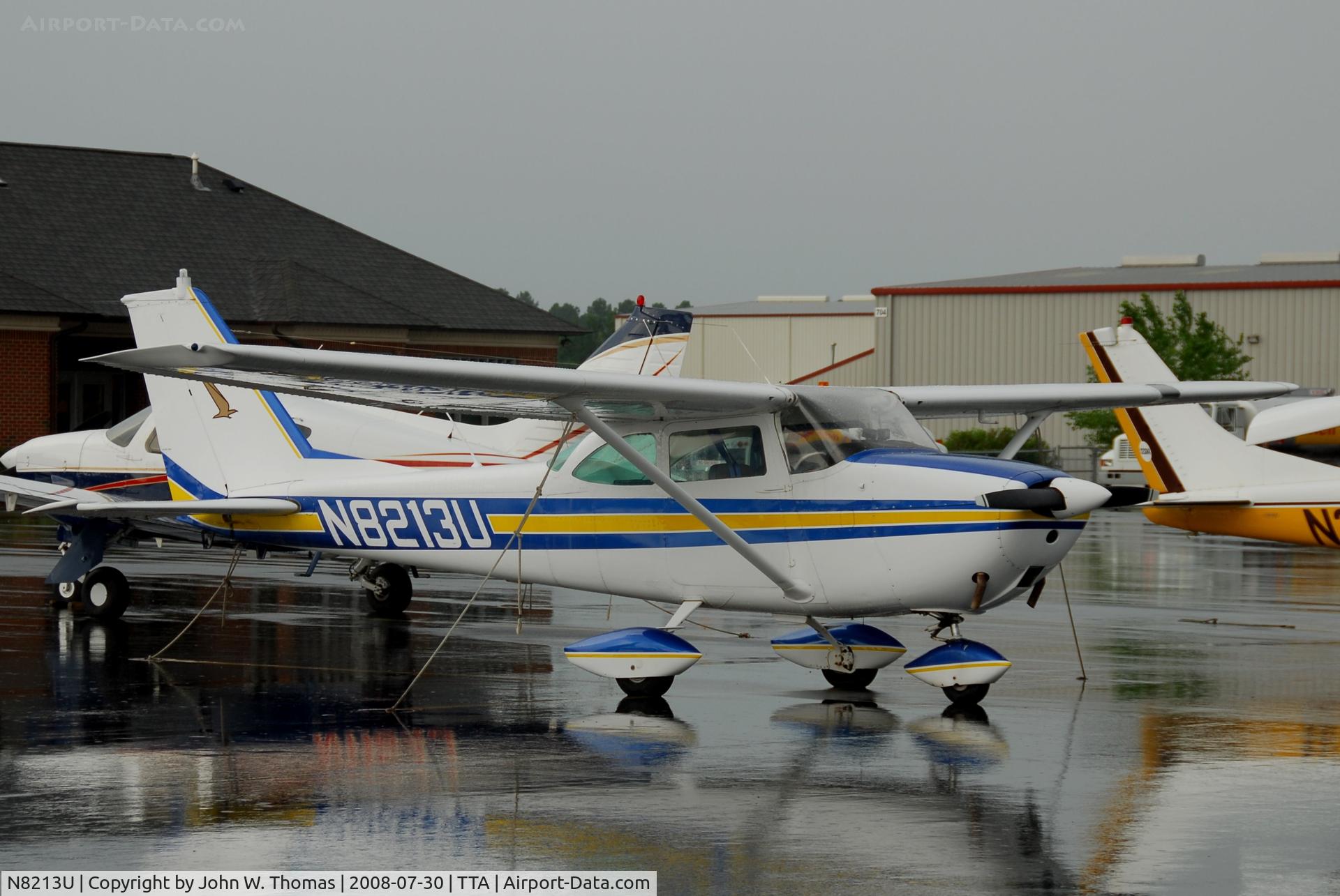 N8213U, 1964 Cessna 172F C/N 17252113, Fit to be tied