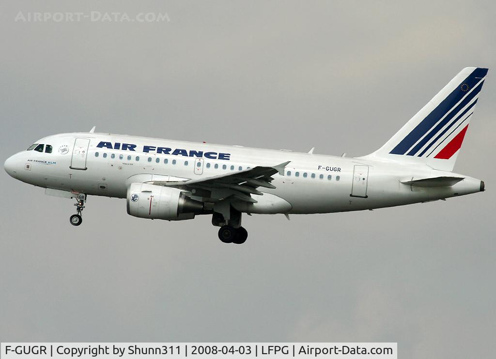 F-GUGR, 2007 Airbus A318-111 C/N 3009, Take off from the north...