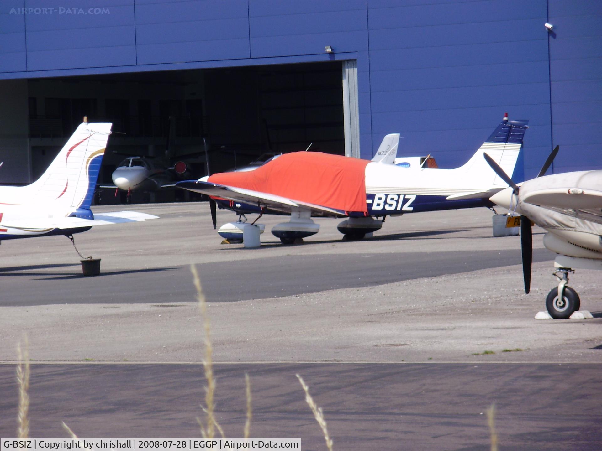G-BSIZ, 1979 Piper PA-28-181 Cherokee Archer II C/N 28-7990377, GA apron