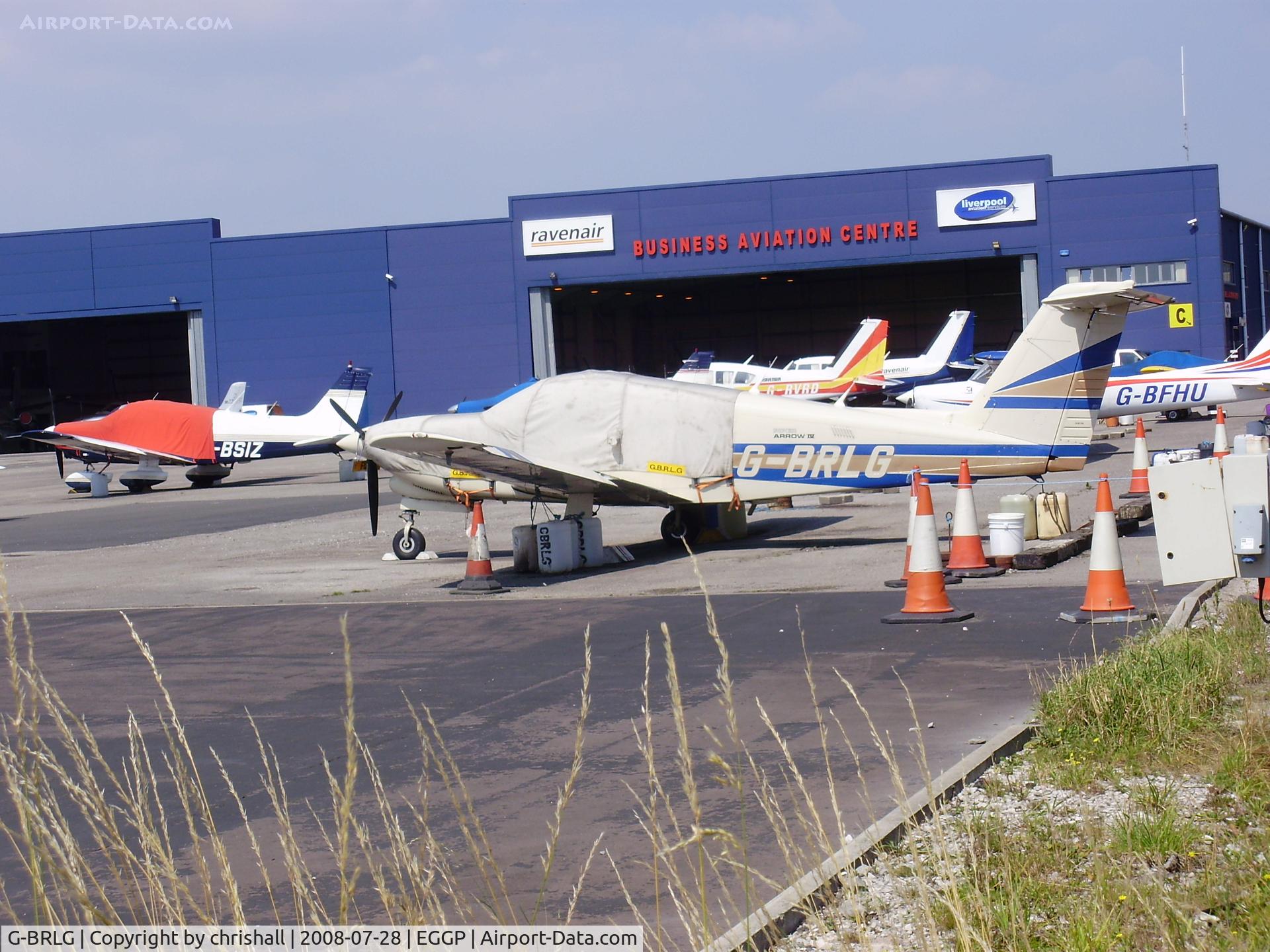 G-BRLG, 1984 Piper PA-28RT-201T Turbo Arrow IV Arrow IV C/N 28R-8431027, GA apron