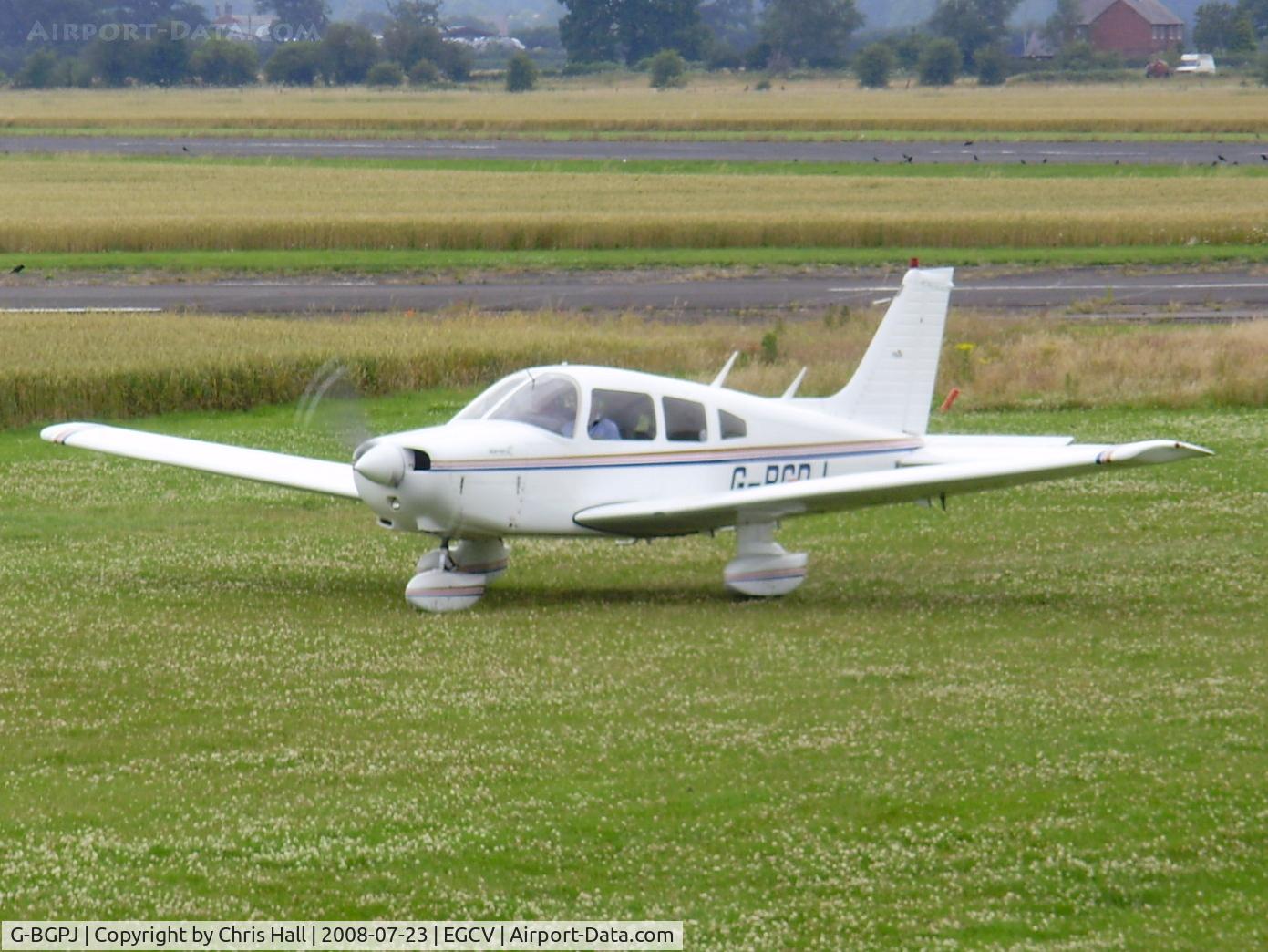G-BGPJ, 1979 Piper PA-28-161 Cherokee Warrior II C/N 28-7916288, a visitor to Sleap