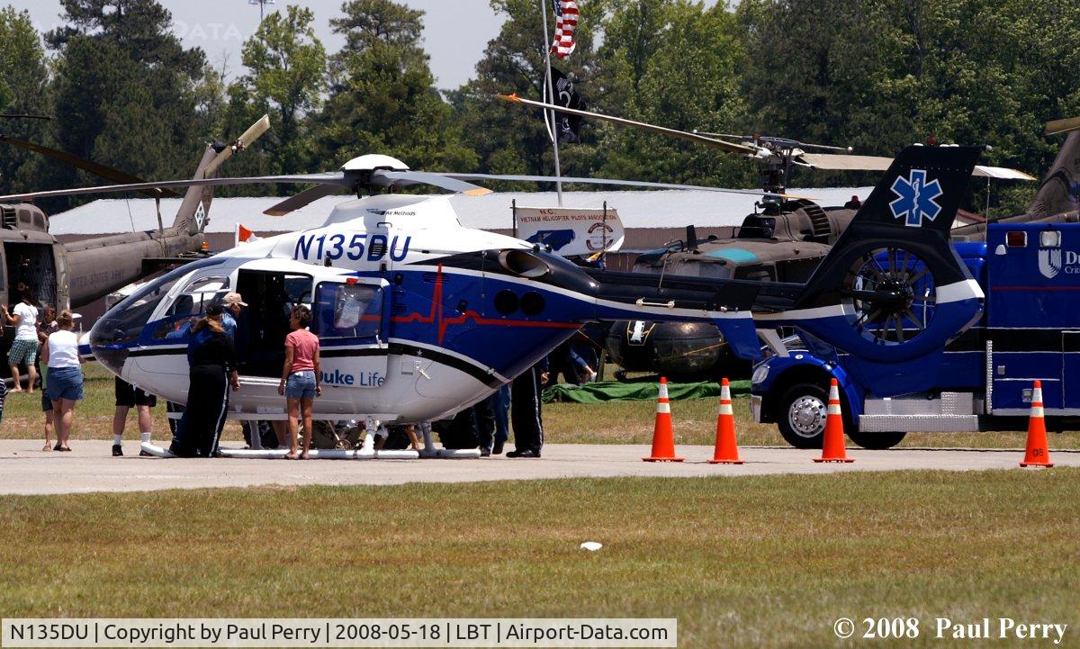 N135DU, 2007 Eurocopter EC-135T-2+ C/N 0554, Displayed with the ground ambulance as well