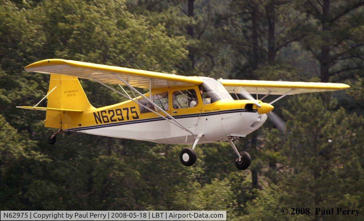 N62975, 1972 Bellanca 7ECA Citabria C/N 861-72, Easing down at Lumberton