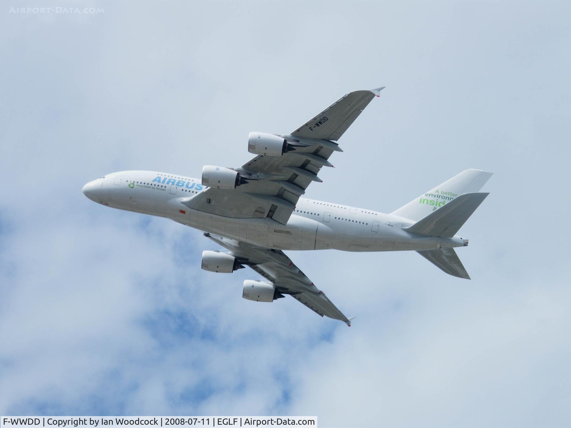 F-WWDD, 2005 Airbus A380-861 C/N 004, Airbus A-380-861/Farnborough Airshow