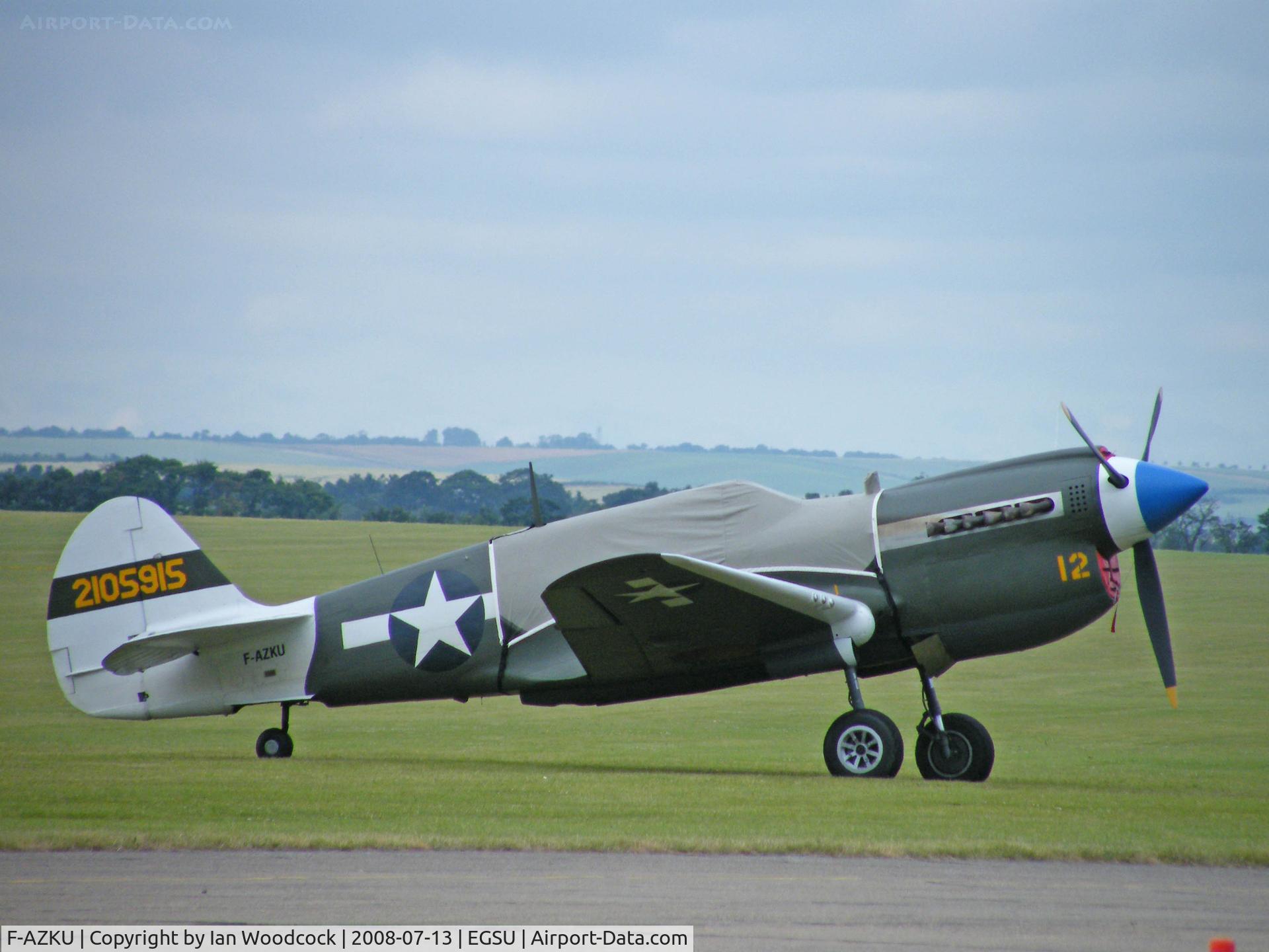 F-AZKU, 1942 Curtiss P-40N Warhawk C/N 29677, Curtiss P-40N/Duxford