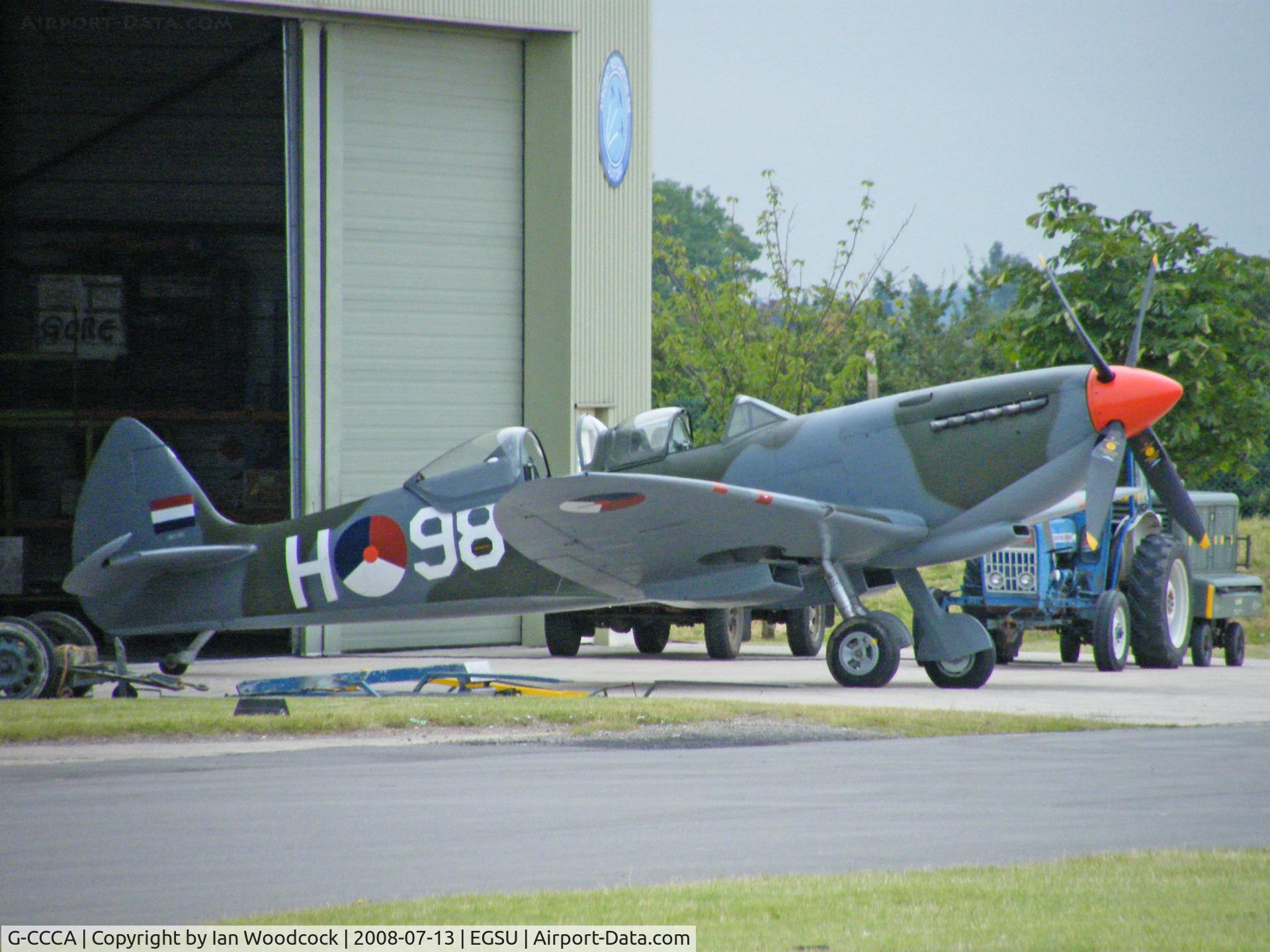 G-CCCA, 1944 Supermarine 509 Spitfire TR.IXc C/N CBAF.9590, Supermarine Spitfire TR-IXc (In Dutch Colours) Duxford