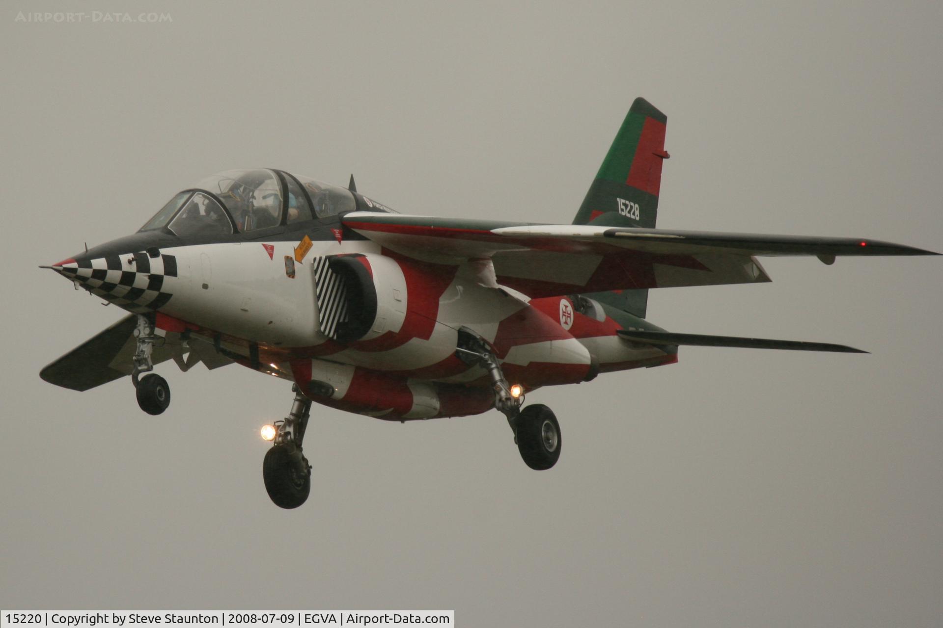 15220, Dassault-Dornier Alpha Jet A C/N 0064, Taken at the Royal International Air Tattoo 2008 during arrivals and departures (show days cancelled due to bad weather)
