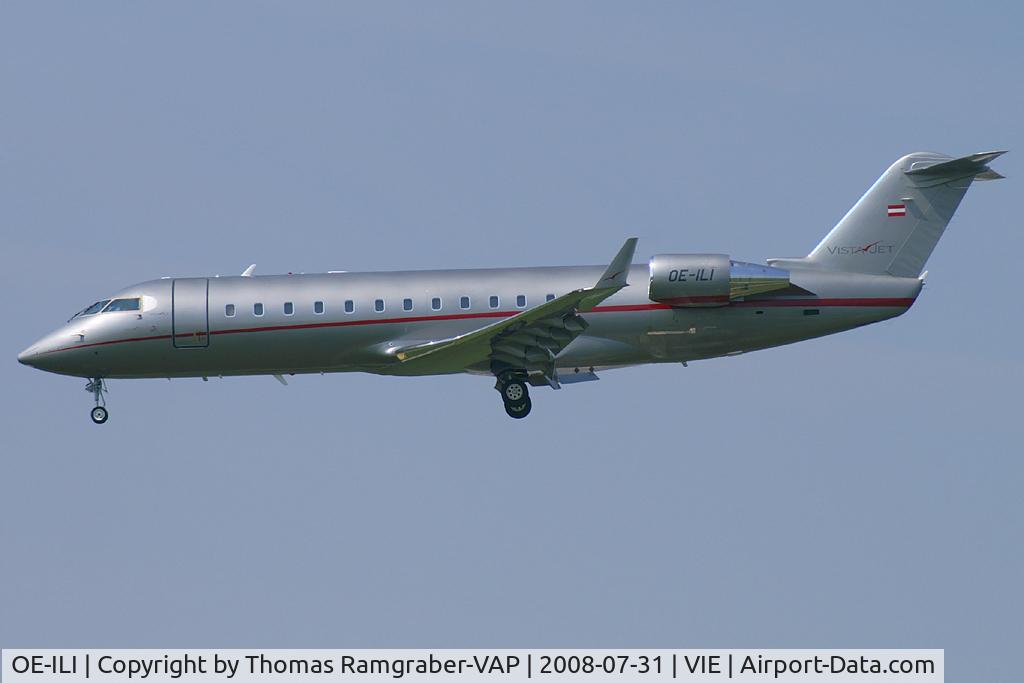 OE-ILI, 2005 Bombardier Challenger 850 (CL-600-2B19) C/N 8048, Vista Jet Canadair Regionaljet