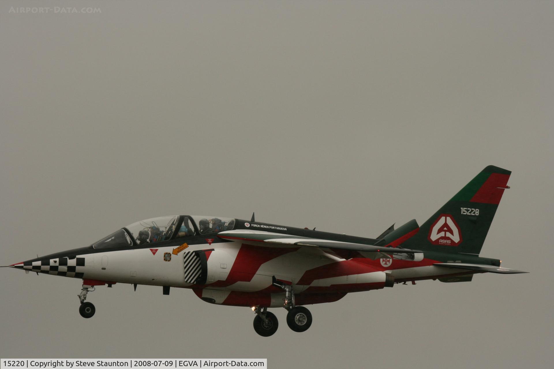 15220, Dassault-Dornier Alpha Jet A C/N 0064, Taken at the Royal International Air Tattoo 2008 during arrivals and departures (show days cancelled due to bad weather)