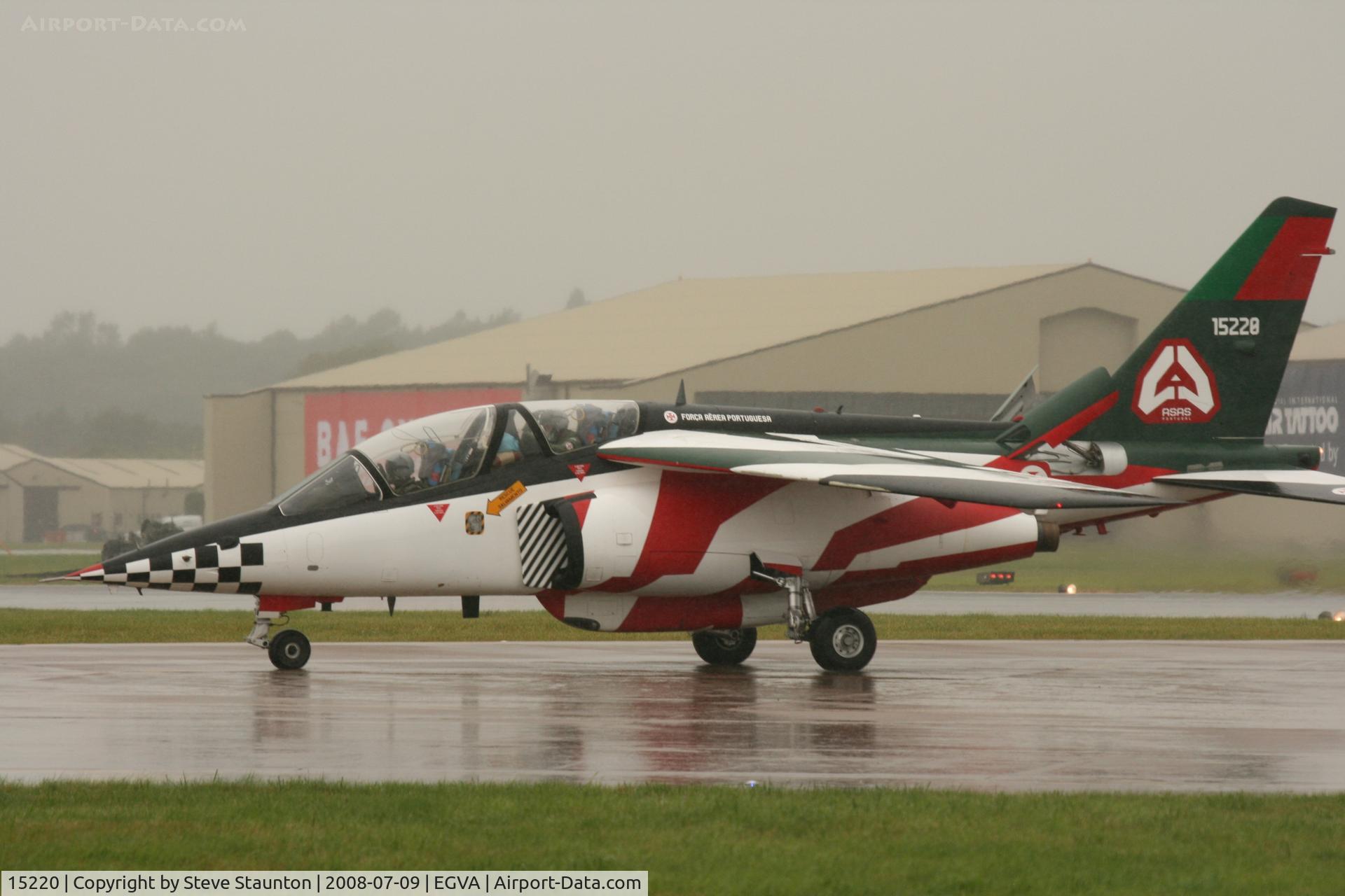 15220, Dassault-Dornier Alpha Jet A C/N 0064, Taken at the Royal International Air Tattoo 2008 during arrivals and departures (show days cancelled due to bad weather)