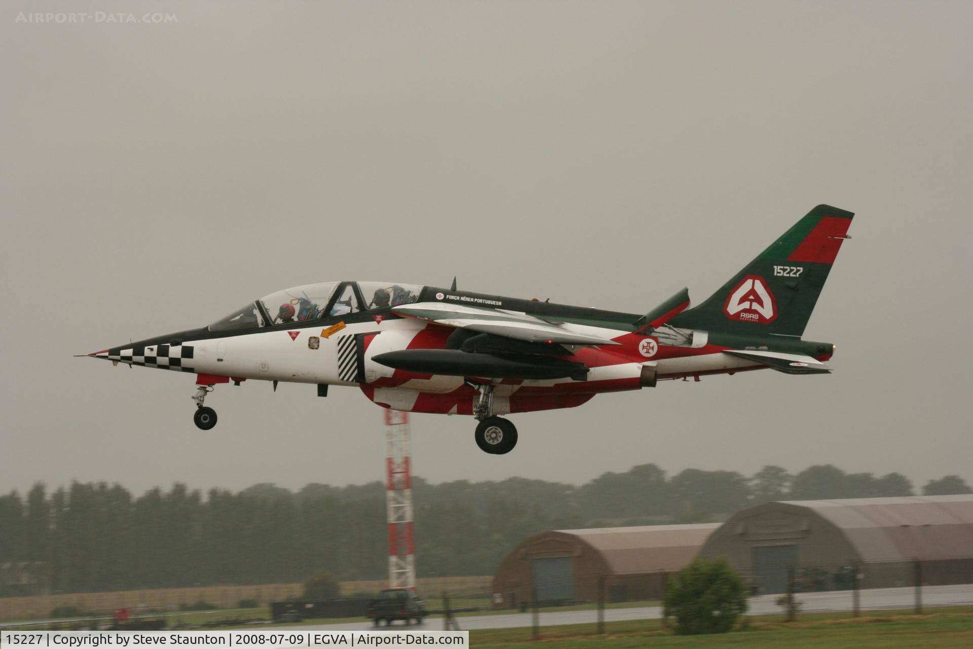 15227, Dassault-Dornier Alpha Jet A C/N 0084, Taken at the Royal International Air Tattoo 2008 during arrivals and departures (show days cancelled due to bad weather)