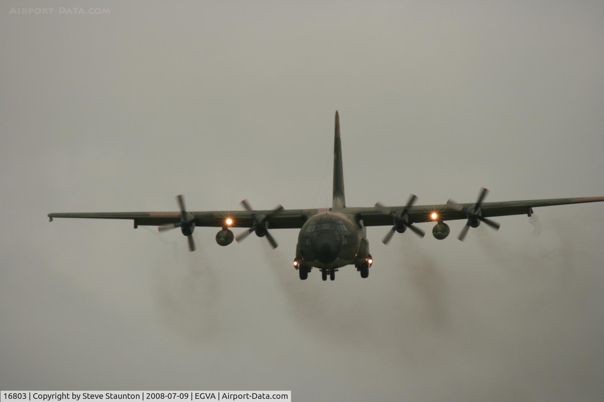 16803, 1978 Lockheed C-130H Hercules C/N 382-4772, Taken at the Royal International Air Tattoo 2008 during arrivals and departures (show days cancelled due to bad weather)