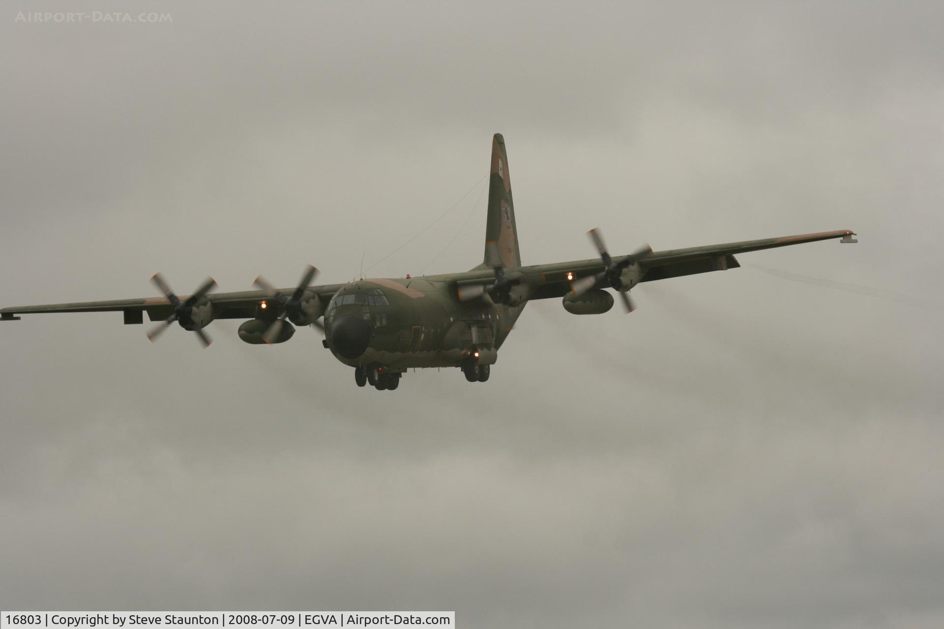 16803, 1978 Lockheed C-130H Hercules C/N 382-4772, Taken at the Royal International Air Tattoo 2008 during arrivals and departures (show days cancelled due to bad weather)