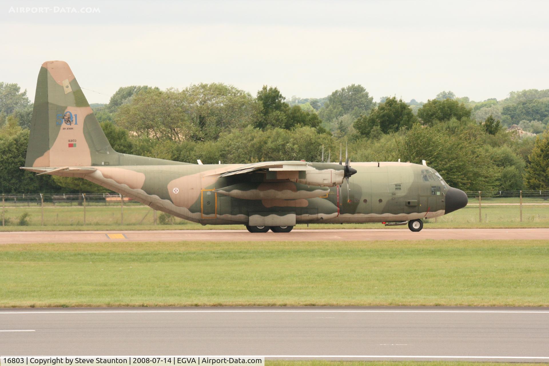 16803, 1978 Lockheed C-130H Hercules C/N 382-4772, Taken at the Royal International Air Tattoo 2008 during arrivals and departures (show days cancelled due to bad weather)