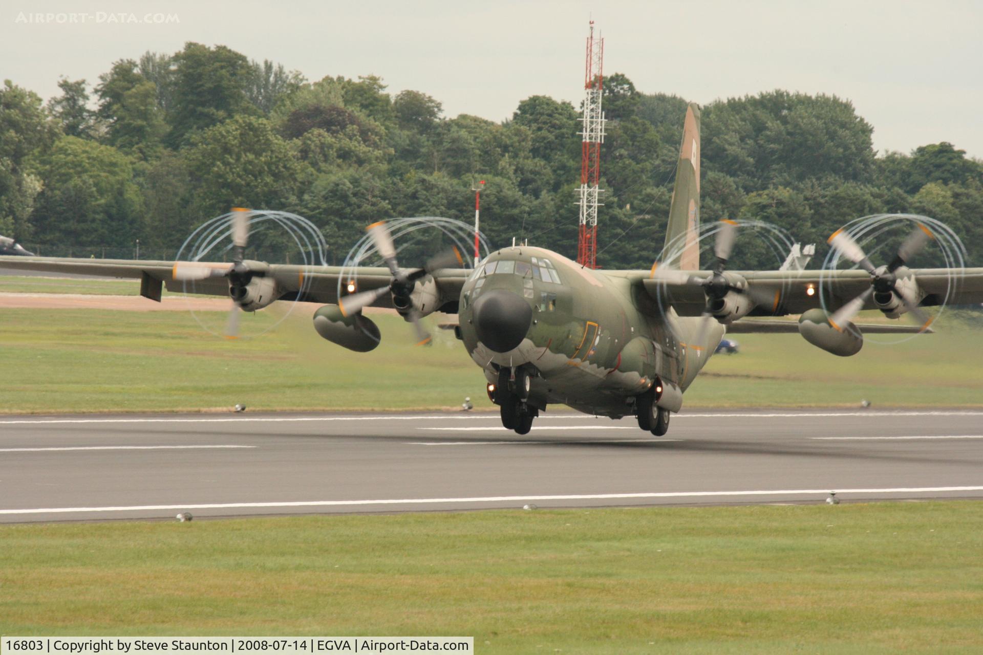 16803, 1978 Lockheed C-130H Hercules C/N 382-4772, Taken at the Royal International Air Tattoo 2008 during arrivals and departures (show days cancelled due to bad weather)
