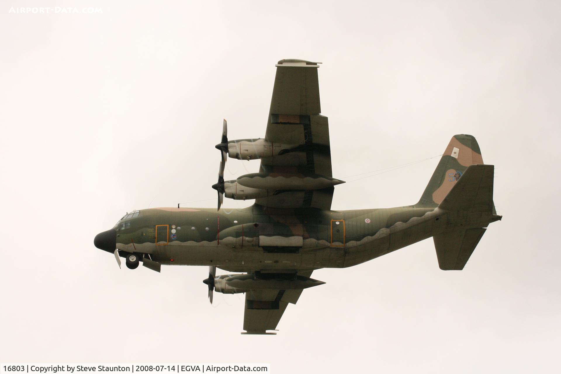 16803, 1978 Lockheed C-130H Hercules C/N 382-4772, Taken at the Royal International Air Tattoo 2008 during arrivals and departures (show days cancelled due to bad weather)